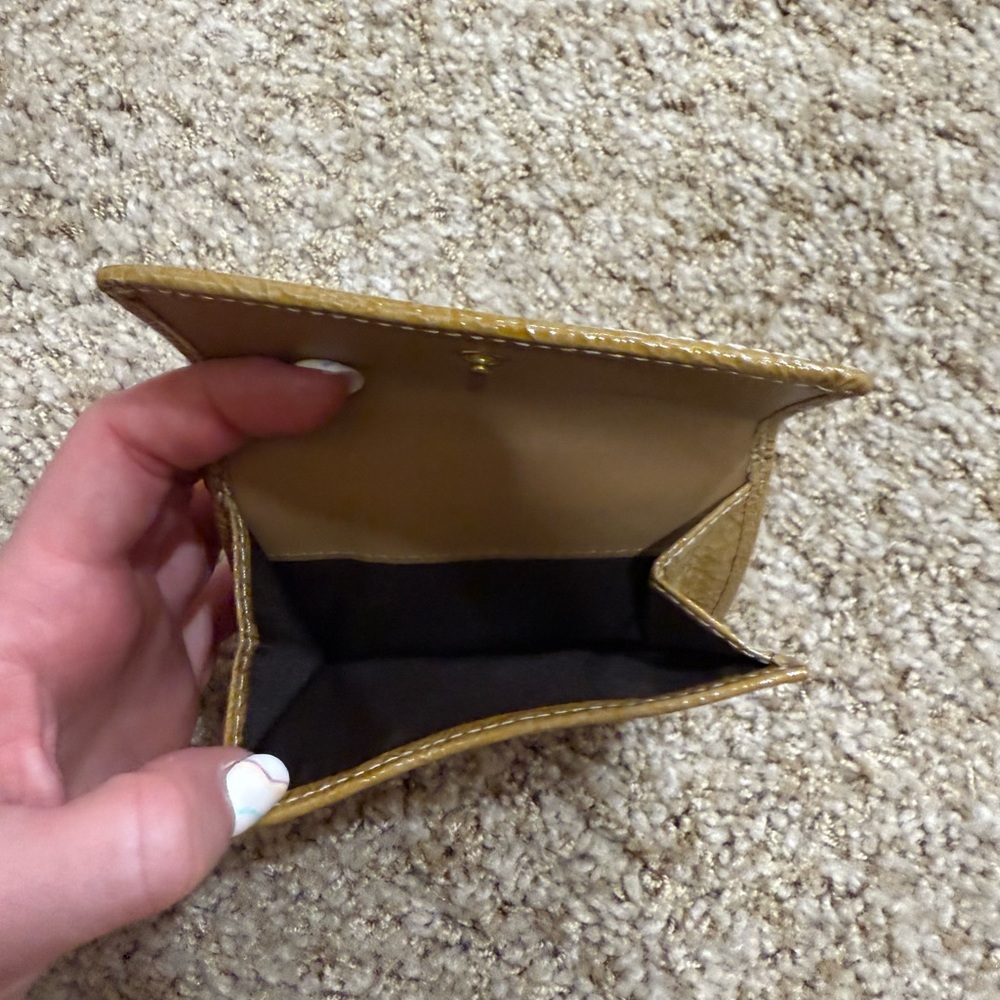 Brown and Tan Patterned Wallet - Picture 7 of 8